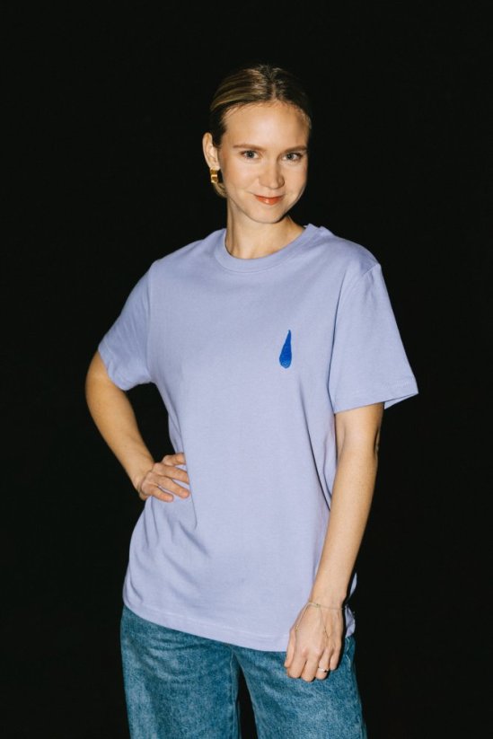 Tričko PO VODĚ - Barva: lila, Velikost: XXL