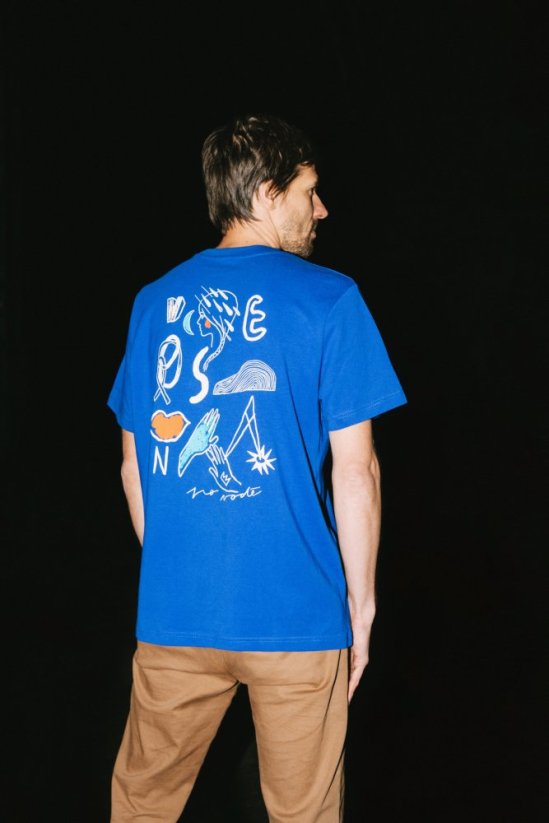 Tričko PO VODĚ - Barva: lila, Velikost: XXL